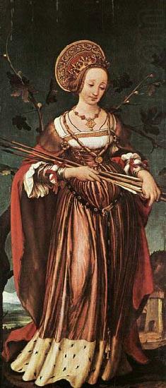 HOLBEIN, Hans the Younger St Ursula china oil painting image